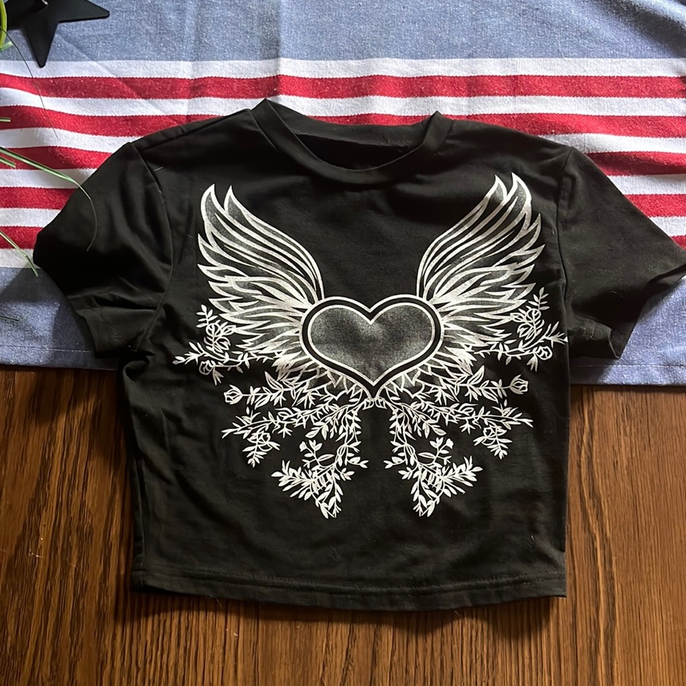 y2k cropped shirt
